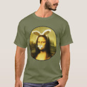Mona Lisa Bunny Ears Easter T-shirt (Voorkant)