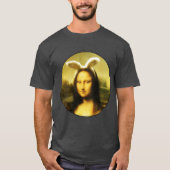 Mona Lisa Bunny Ears Easter T-shirt (Voorkant)