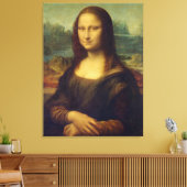 Mona Lisa By Leonardo Da Vinci Canvas Afdruk (Insitu (Woonkamer))