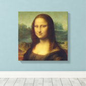 Mona Lisa By Leonardo Da Vinci Canvas Afdruk (Insitu (Houten vloer))