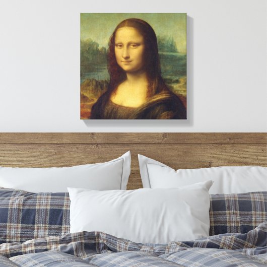 Mona Lisa By Leonardo Da Vinci Canvas Afdruk (Insitu (Slaapkamer))
