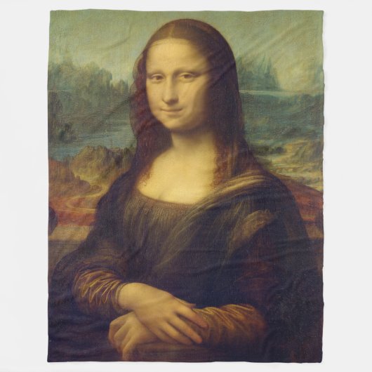 Mona Lisa By Leonardo Da Vinci Fleece Deken (Voorkant)