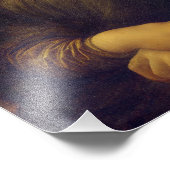 Mona Lisa By Leonardo Da Vinci Foto Afdruk (Hoek)