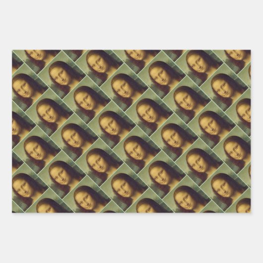 Mona Lisa by Leonardo Da Vinci Inpakpapier Vel (Voorkant 2)