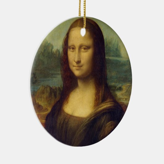 Mona Lisa by Leonardo Da Vinci Keramisch Ornament (Rechts)