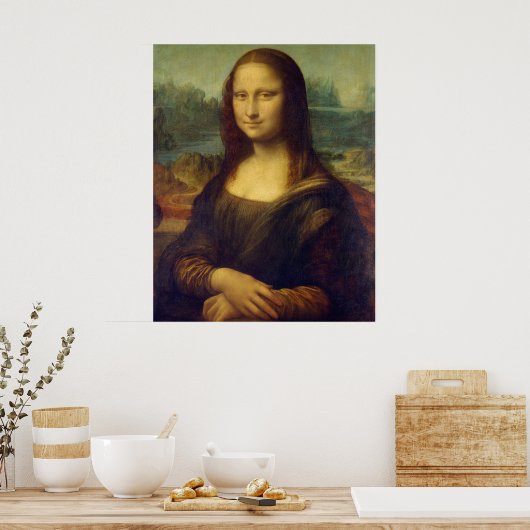 Mona Lisa by Leonardo Da Vinci Poster (Keuken)