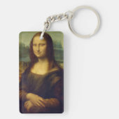 Mona Lisa by Leonardo Da Vinci Sleutelhanger (achterkant)