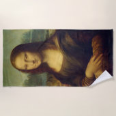 Mona Lisa By Leonardo Da Vinci Strandlaken (Voorkant)