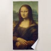 Mona Lisa By Leonardo Da Vinci Strandlaken (Voorkant)