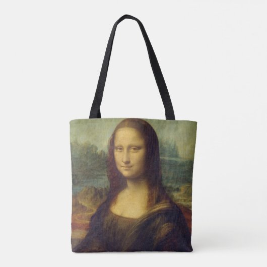 Mona Lisa by Leonardo Da Vinci Tote Bag (Achterkant)