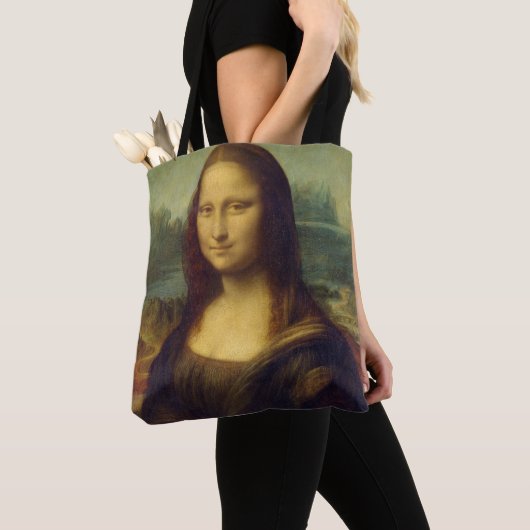 Mona Lisa by Leonardo Da Vinci Tote Bag (Dichtbij)