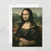 Mona Lisa, c.1503-6 Briefkaart (Voorkant / Achterkant)