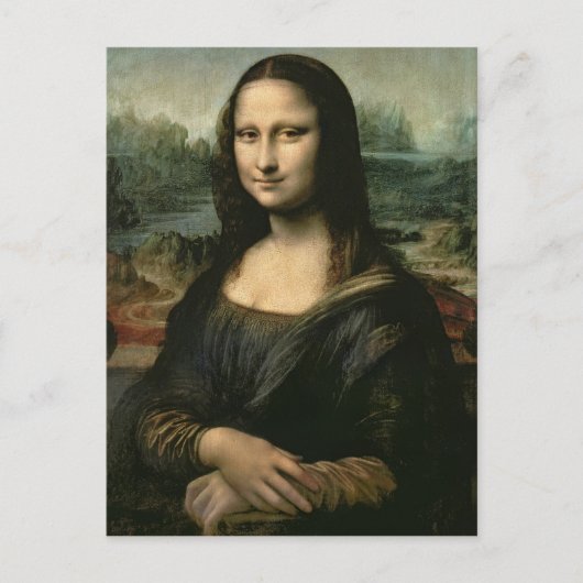 Mona Lisa, c.1503-6 Briefkaart (Voorkant)
