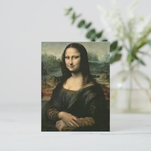 Mona Lisa, c.1503-6 Briefkaart (Staand voorkant)