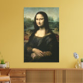Mona Lisa, c.1503-6 Canvas Afdruk (Insitu (Woonkamer))