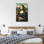 Mona Lisa, c.1503-6 Canvas Afdruk (Insitu (Slaapkamer))