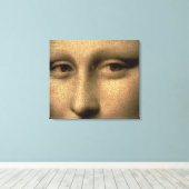 Mona Lisa, c.1503-6 Canvas Afdruk (Insitu (Houten vloer))