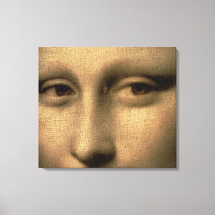Mona Lisa, c.1503-6 Canvas Afdruk