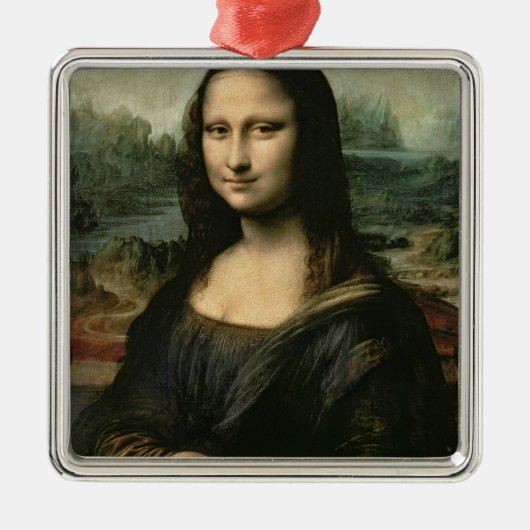 Mona Lisa, c.1503-6 Metalen Ornament (Voorkant)