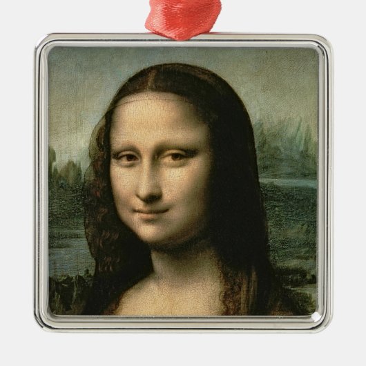 Mona Lisa, c.1503-6 Metalen Ornament (Voorkant)