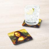 Mona Lisa cadeau Drankjes Onderzetter (Rechterzijde)