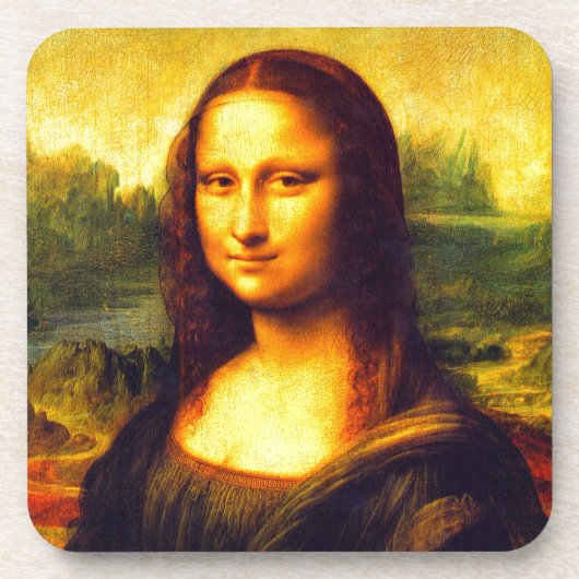 Mona Lisa cadeau Drankjes Onderzetter (Voorkant)