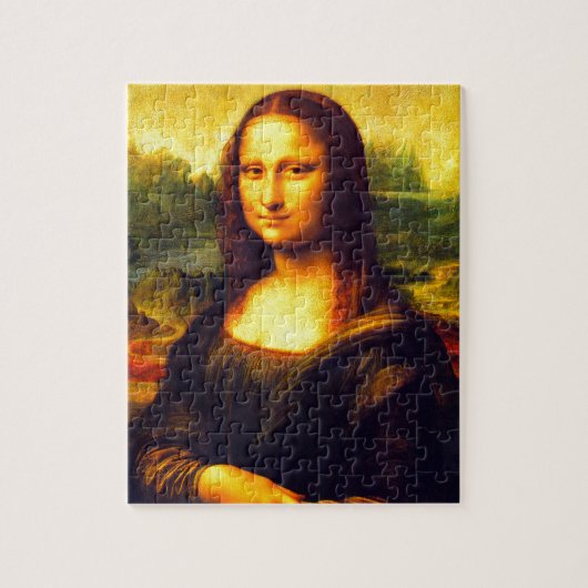 Mona Lisa cadeau Legpuzzel (Verticaal)