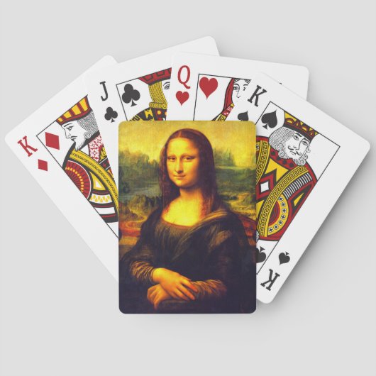 Mona Lisa cadeau Pokerkaarten (Achterkant)