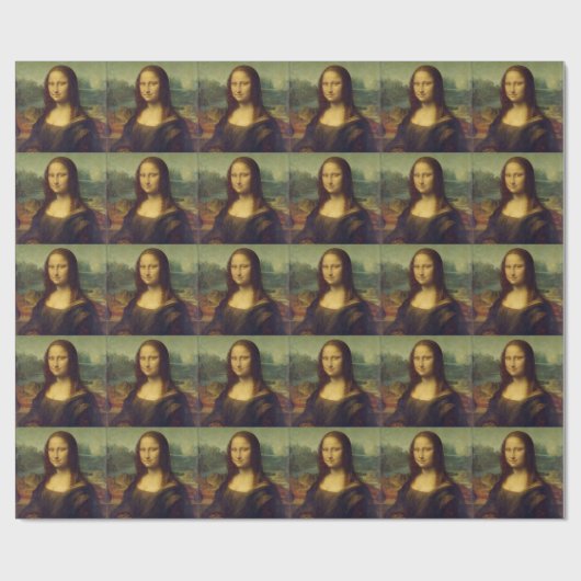 Mona Lisa Cadeaupapier (Vlak)