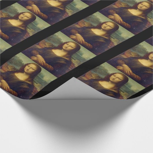 Mona Lisa Cadeaupapier (Hoek)