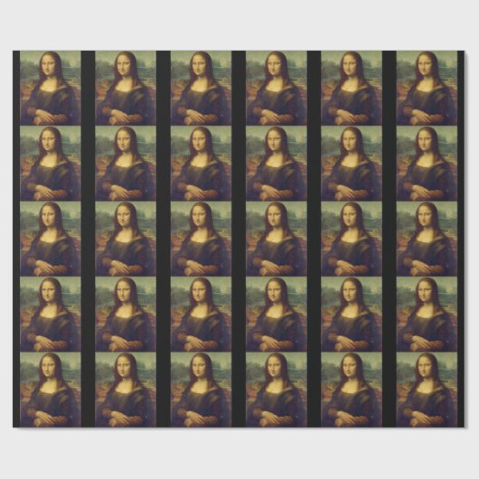 Mona Lisa Cadeaupapier (Vlak)