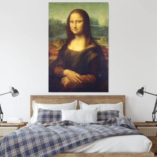 Mona Lisa Canvas Afdruk (Insitu (Slaapkamer))