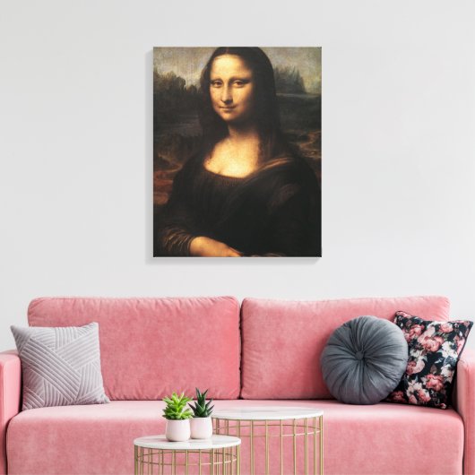 Mona Lisa Canvas Afdruk (Insitu (Woonkamer))