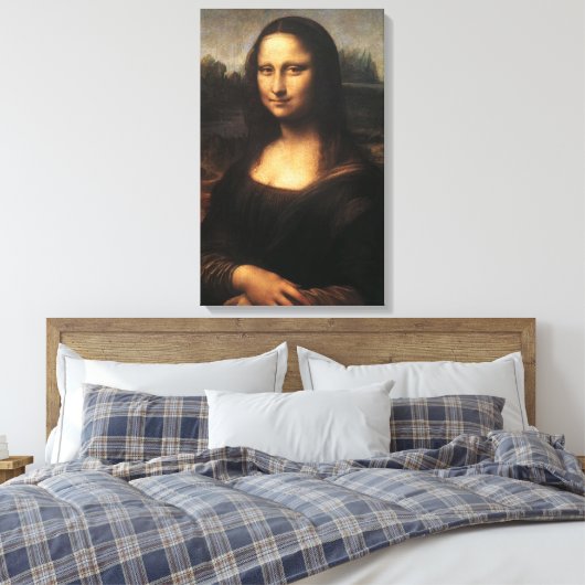 Mona Lisa Canvas Afdruk (Insitu (Slaapkamer))
