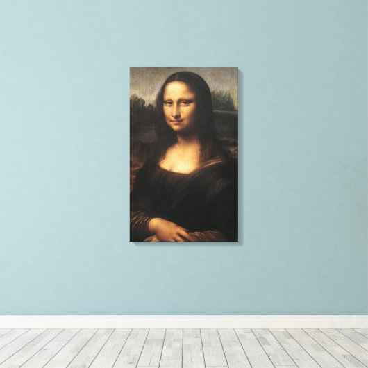 Mona Lisa Canvas Afdruk (Insitu (Houten vloer))