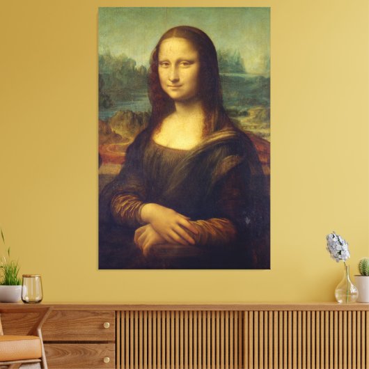 Mona Lisa Canvas Afdruk (Insitu (Woonkamer))