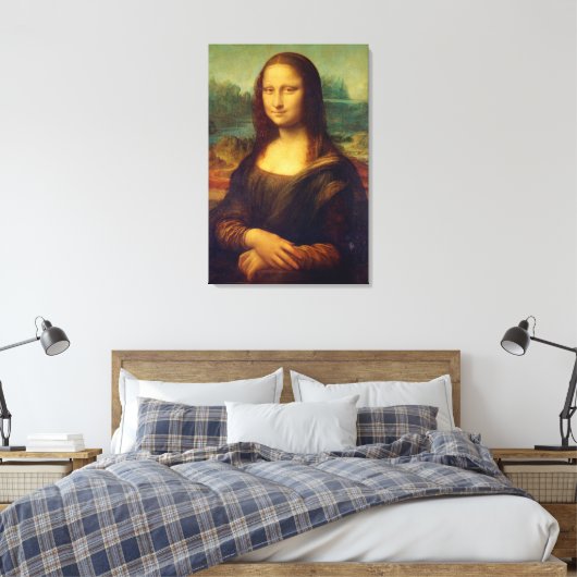 Mona Lisa Canvas Afdruk (Insitu (Slaapkamer))