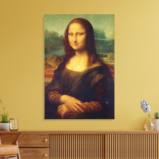 Mona Lisa Canvas Afdruk (Insitu (Woonkamer))