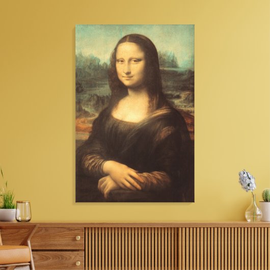 Mona Lisa Canvas Afdruk (Insitu (Woonkamer))
