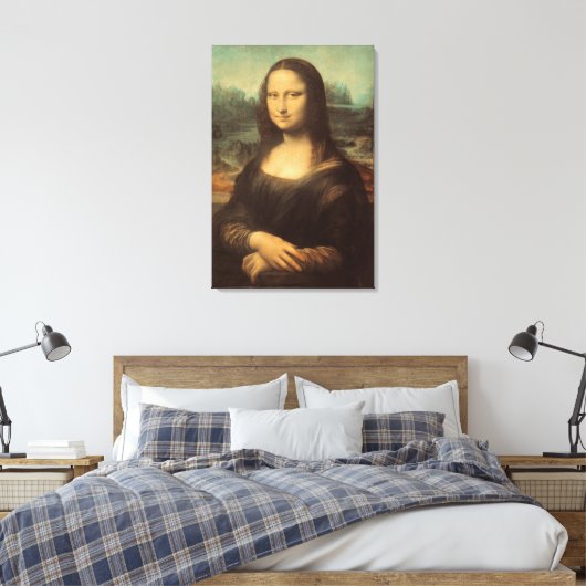 Mona Lisa Canvas Afdruk (Insitu (Slaapkamer))