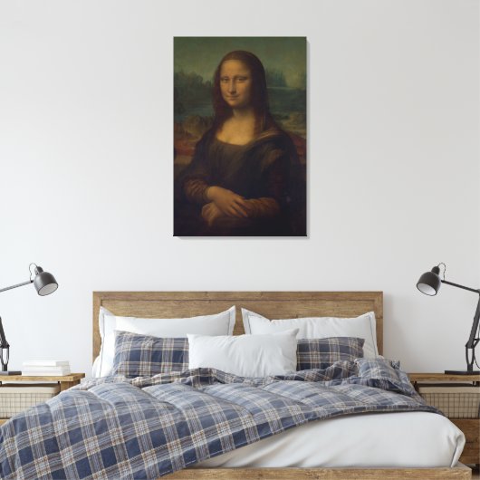 Mona Lisa Canvas Afdruk (Insitu (Slaapkamer))