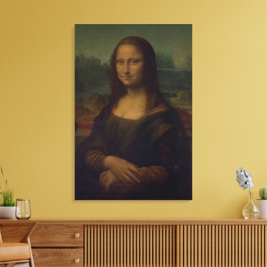 Mona Lisa Canvas Afdruk (Insitu (Woonkamer))