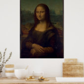 Mona Lisa Canvas Print (Keuken)
