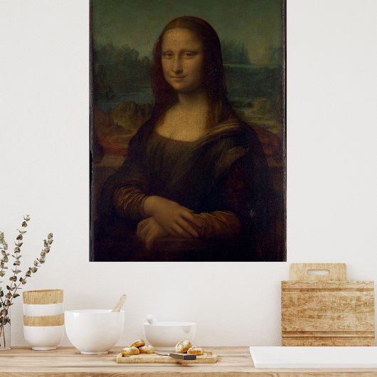 Mona Lisa Canvas Print (Keuken)