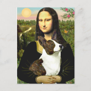 Mona Lisa - Cardigan Welsh Corgi Briefkaart