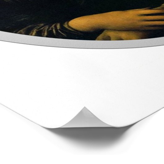 Mona Lisa Carnival Cutout Poster (Hoek)