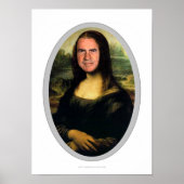 Mona Lisa Carnival Cutout Poster (Voorkant)