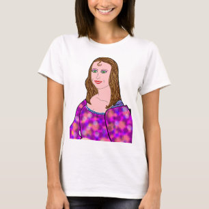 Mona Lisa Cartoon Afbeelding T-shirt