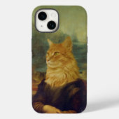 Mona Lisa Cat Case-Mate iPhone Case (Achterkant)