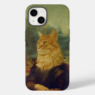 Mona Lisa Cat Case-Mate iPhone 14 Hoesje